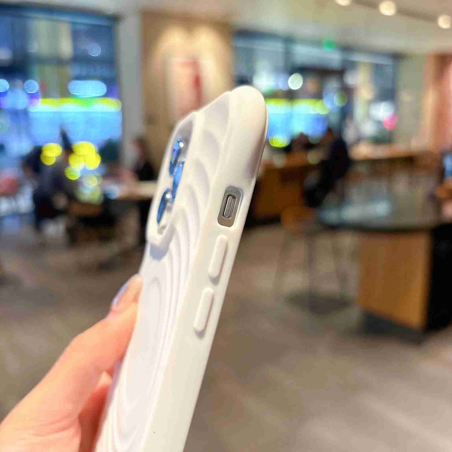 ELECTROPRIME For iPhone 15 MagSafe Magnetic Ring Texture TPU Phone Case(Khaki)