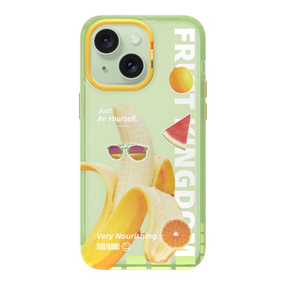 ELECTROPRIME For iPhone 15 TGVIS Space Series Dopamine Pattern Phone Case(Green)