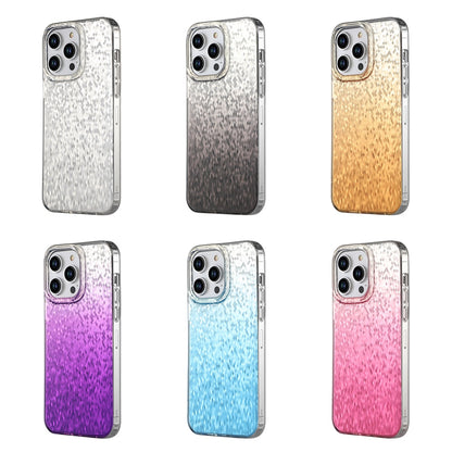 ELECTROPRIME For iPhone 15 Plus Dynamic Colorful Rhombus Diamond Series PC + TPU Phone Case(Purple)