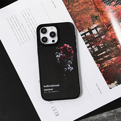 ELECTROPRIME For iPhone 15 Skin Feel Matte TPU+PC Shockproof Phone Case(Rose)