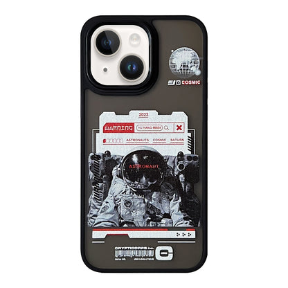ELECTROPRIME For iPhone 15 Skin Feel Matte TPU+PC Shockproof Phone Case(Space Astronaut)
