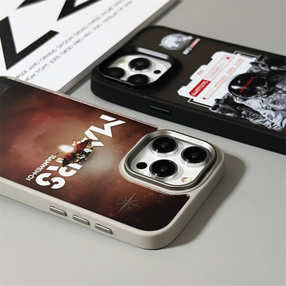 ELECTROPRIME For iPhone 15 Skin Feel Matte TPU+PC Shockproof Phone Case(Moon)