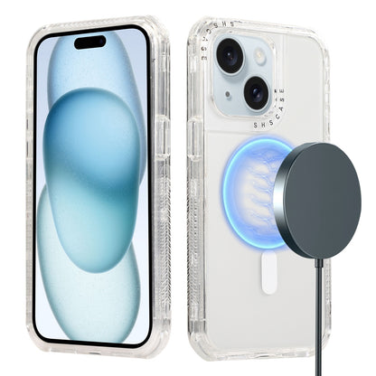 ELECTROPRIME For iPhone 15 Plus Dreamland MagSafe Magnetic 3 in 1 TPU + PC Phone Case(Transparent)