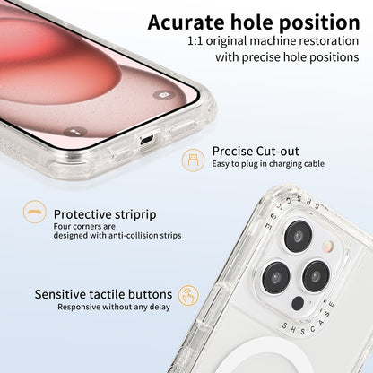 ELECTROPRIME For iPhone 15 Plus Dreamland MagSafe Magnetic 3 in 1 TPU + PC Phone Case(Transparent)