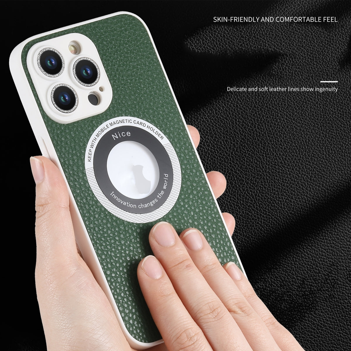 Electroprime For iPhone 15 Plus Litchi Texture MagSafe TPU Full Coverage Shockproof Phone Case(Orange)