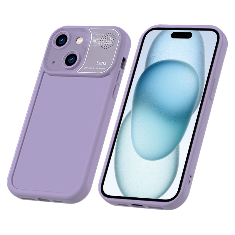 ELECTROPRIME For iPhone 15 Plus Aromatherapy Liquid Silicone Phone Case(Purple)