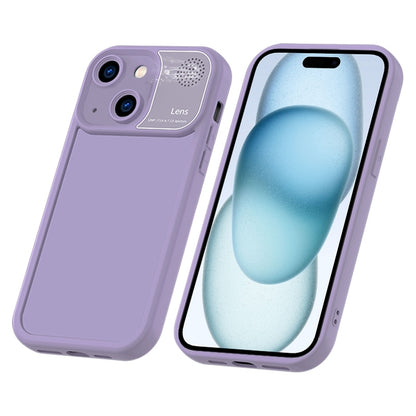 ELECTROPRIME For iPhone 15 Plus Aromatherapy Liquid Silicone Phone Case(Purple)