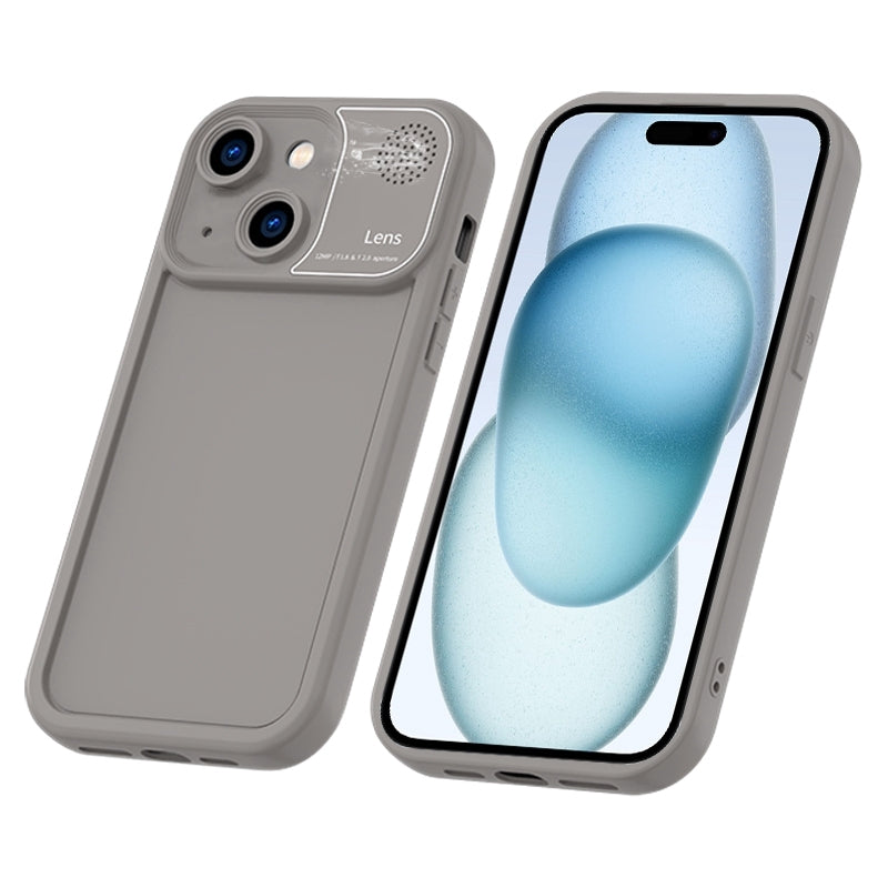 ELECTROPRIME For iPhone 15 Aromatherapy Liquid Silicone Phone Case(Grey)