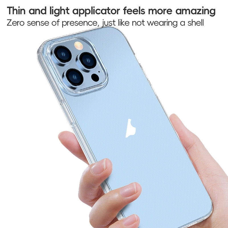ELECTROPRIME For iPhone 15 Plus ZGA Clear TPU Shockproof Phone Case(Transparent)