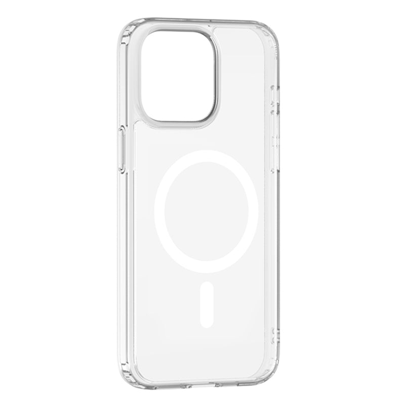 ELECTROPRIME For iPhone 15 Plus ZGA Magsafe Clear PC Hybrid TPU Phone Case(Transparent)
