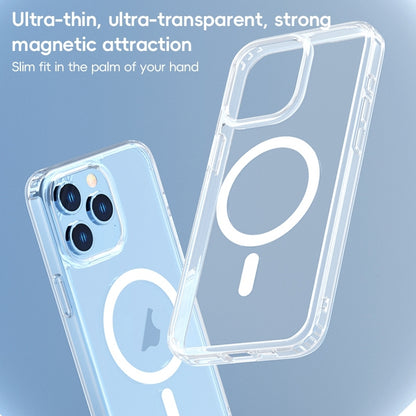 ELECTROPRIME For iPhone 15 Plus ZGA Magsafe Clear PC Hybrid TPU Phone Case(Transparent)