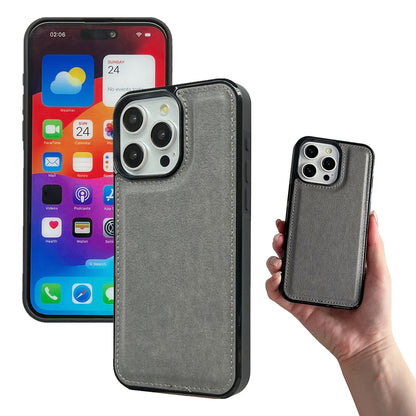 ELECTROPRIME For iPhone 15 Plus Multifunctional Seven Cards Wallet Leather Phone Case(Grey)