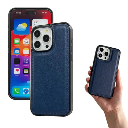 ELECTROPRIME For iPhone 15 Multifunctional Seven Cards Wallet Leather Phone Case(Royal Blue)