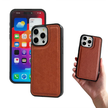 ELECTROPRIME For iPhone 15 Multifunctional Seven Cards Wallet Leather Phone Case(Brown)