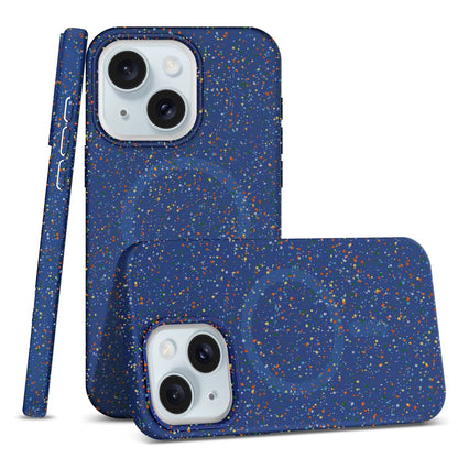 ELECTROPRIME For iPhone 15 Plus Colorful Frosted Magsafe PC Hybrid TPU Phone Case(Blue)