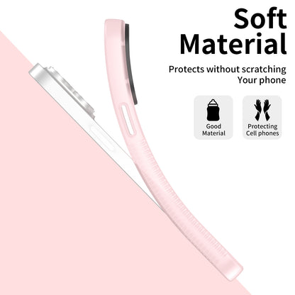 ELECTROPRIME For iPhone 15 Frame Two Color Lens Ring TPU Phone Case(Pink)