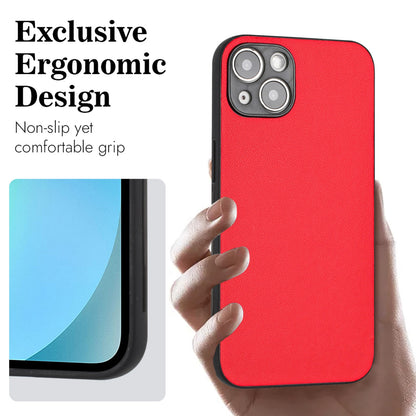 ELECTROPRIME For iPhone 15 R20 Leather Pattern Phone Single Case(Red)