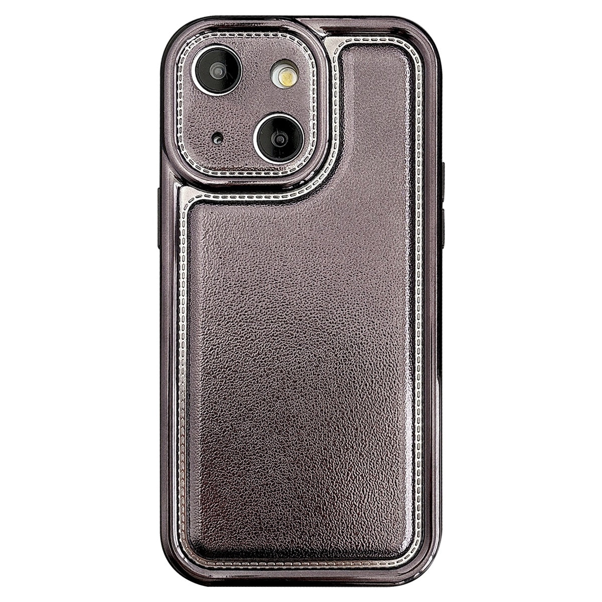 ELECTROPRIME For iPhone 15 Plus Electroplating Frosted TPU Phone Case(Black)