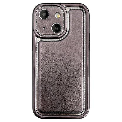 ELECTROPRIME For iPhone 15 Plus Electroplating Frosted TPU Phone Case(Black)