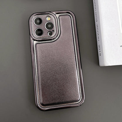 ELECTROPRIME For iPhone 15 Plus Electroplating Frosted TPU Phone Case(Black)