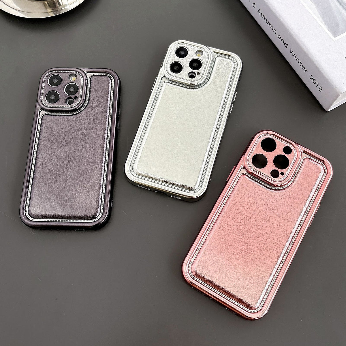 ELECTROPRIME For iPhone 15 Plus Electroplating Frosted TPU Phone Case(Black)