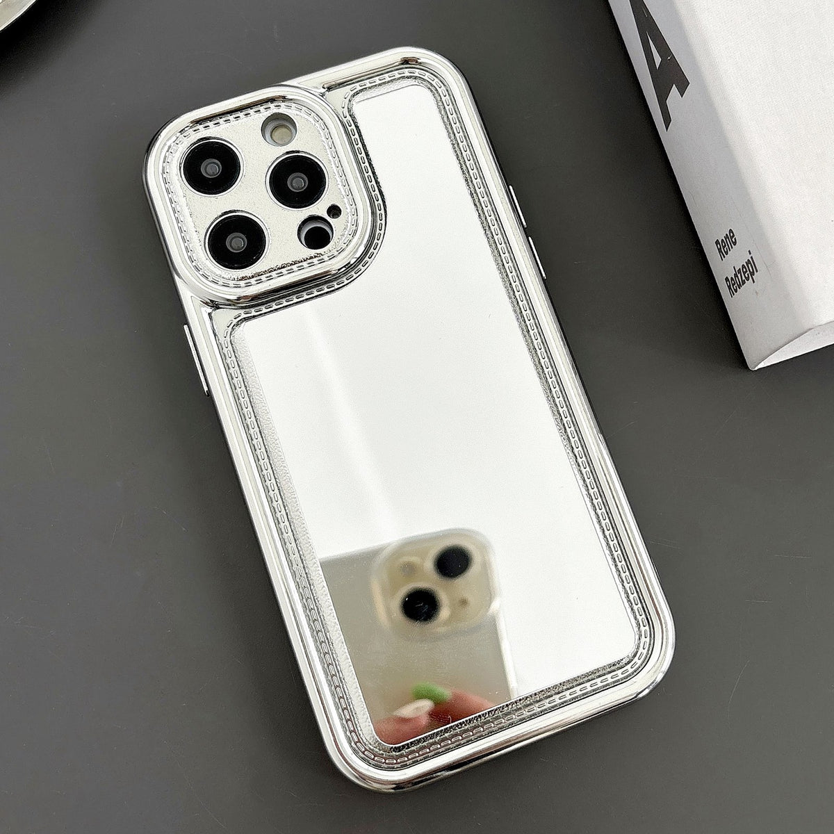 ELECTROPRIME For iPhone 15 Plus Electroplating Mirror TPU Phone Case(Silver)