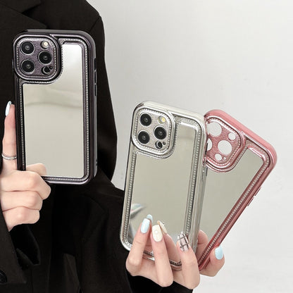 ELECTROPRIME For iPhone 15 Plus Electroplating Mirror TPU Phone Case(Silver)