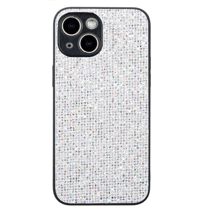 ELECTROPRIME For iPhone 15 Plus Glitter Powder TPU Hybrid PC Phone Case(White)