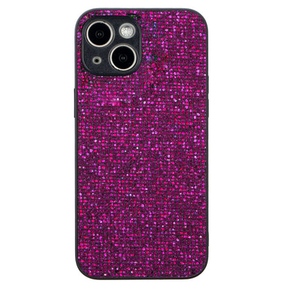 ELECTROPRIME For iPhone 15 Glitter Powder TPU Hybrid PC Phone Case(Purple)