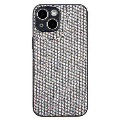 ELECTROPRIME For iPhone 15 Glitter Powder TPU Hybrid PC Phone Case(Silver)