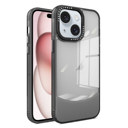 ELECTROPRIME For iPhone 15 Plus Two-color High Transparency Skin Feel TPU Phone Case(Black)