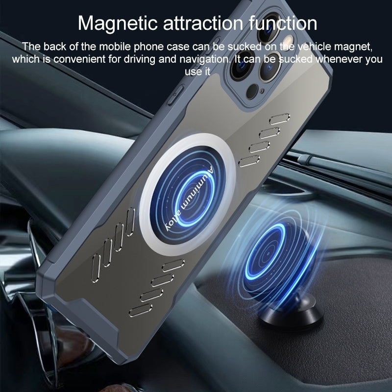 ELECTROPRIME For iPhone 15 Plus Gaming Cooling Phone Case(Black)