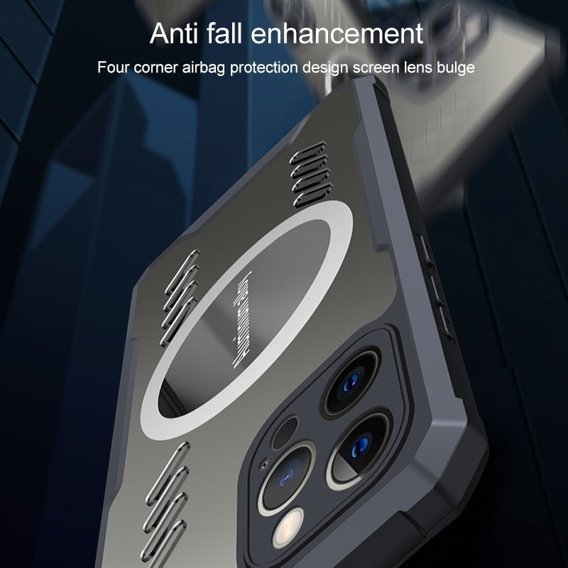 ELECTROPRIME For iPhone 15 Gaming Cooling Phone Case(Blue)