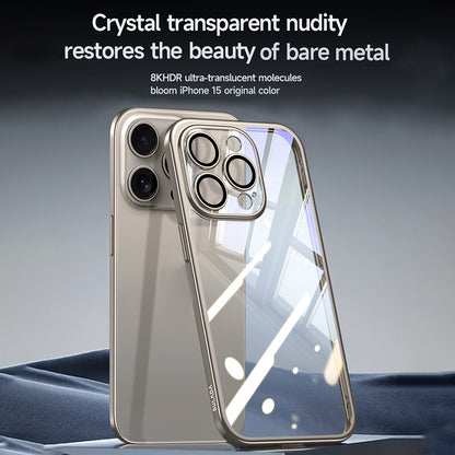 ELECTROPRIME For iPhone 15 Plus SULADA Electroplating Frosted PC + TPU Shockproof Phone Case(Gold)