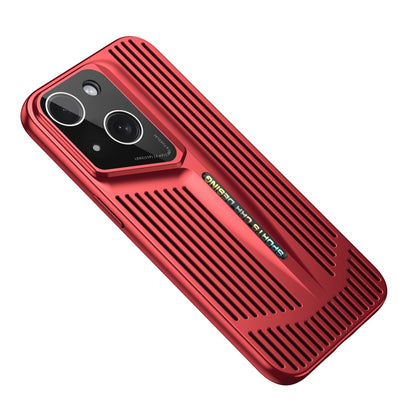 ELECTROPRIME For iPhone 15 Plus Blade Cooling PC Full Coverage Phone Case(Red)