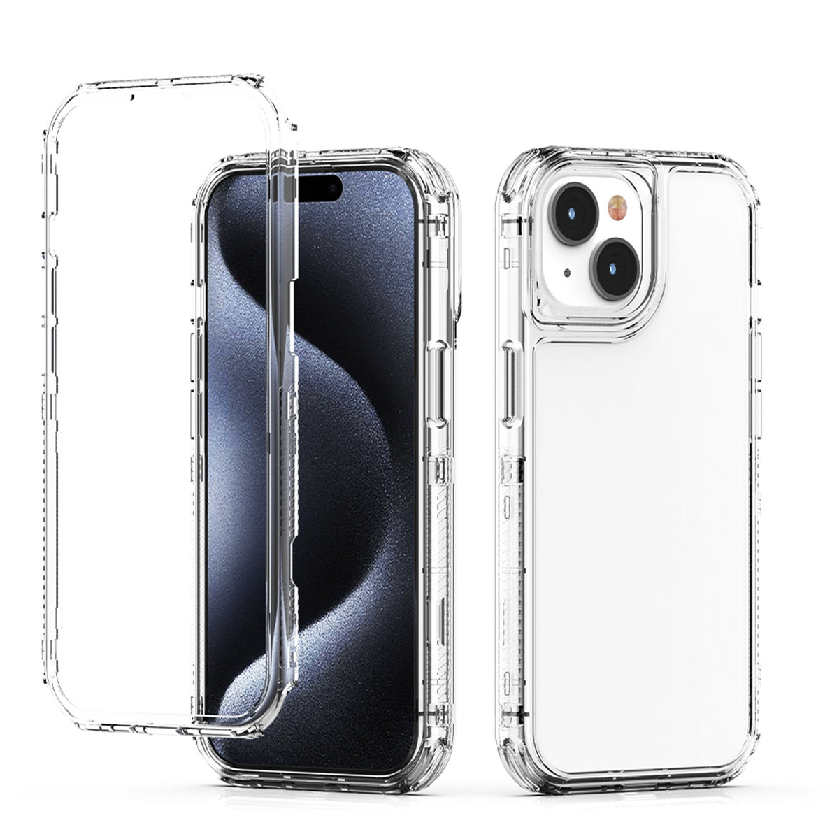 ELECTROPRIME For iPhone 15 Plus Acrylic Transparent Phone Case