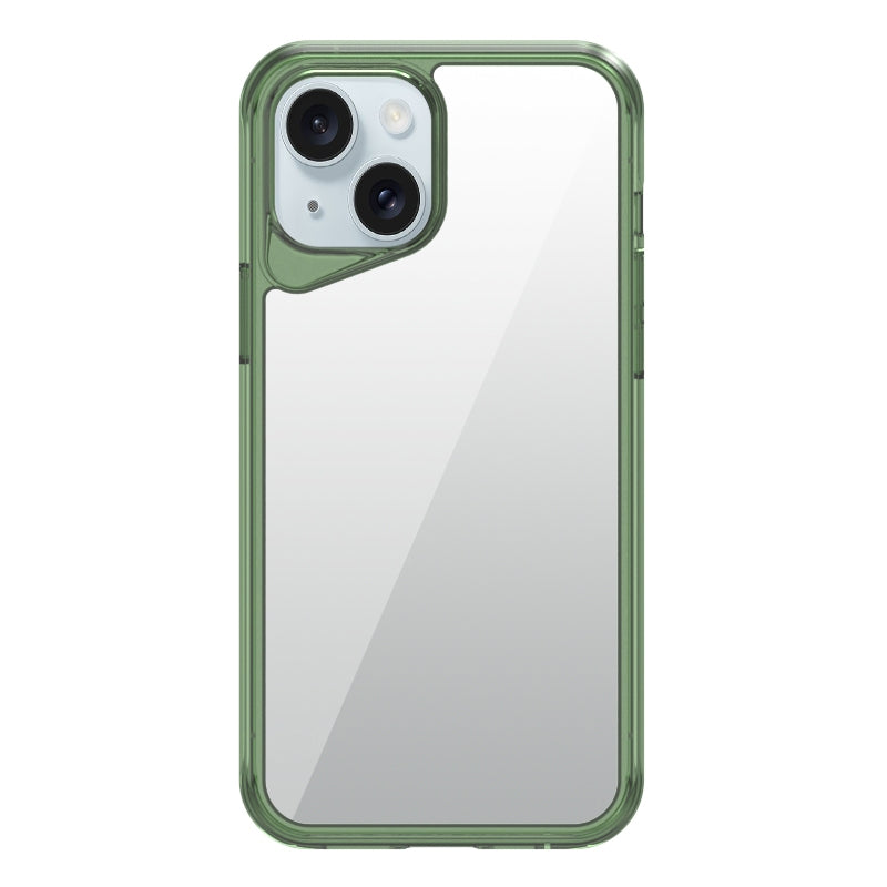 ELECTROPRIME For iPhone 15 Plus Ice Transparent Series TPU + PC + Acrylic Hybrid Phone Case(Green)