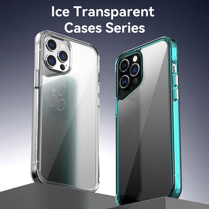 ELECTROPRIME For iPhone 15 Plus Ice Transparent Series TPU + PC + Acrylic Hybrid Phone Case(Green)