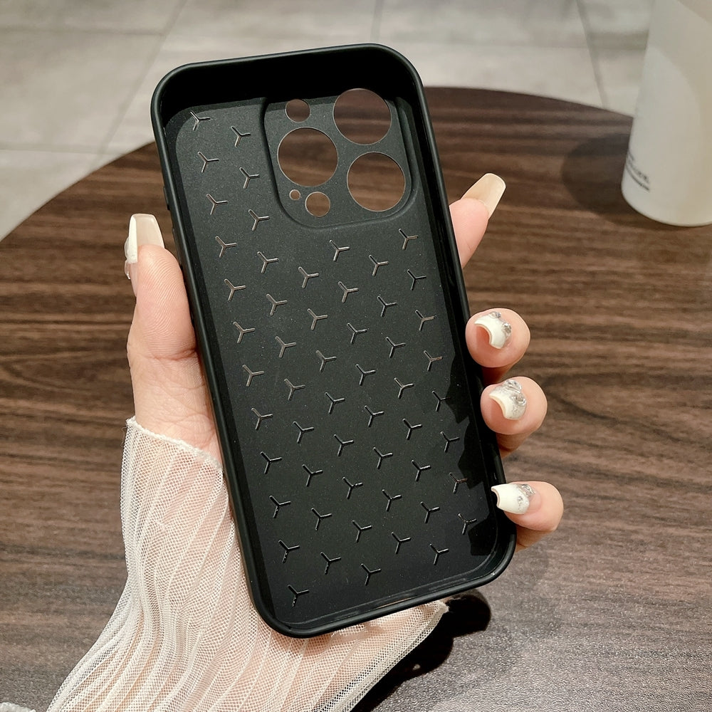 ELECTROPRIME For iPhone 15 Plus Honeycomb Cooling TPU Phone Case(Purple)