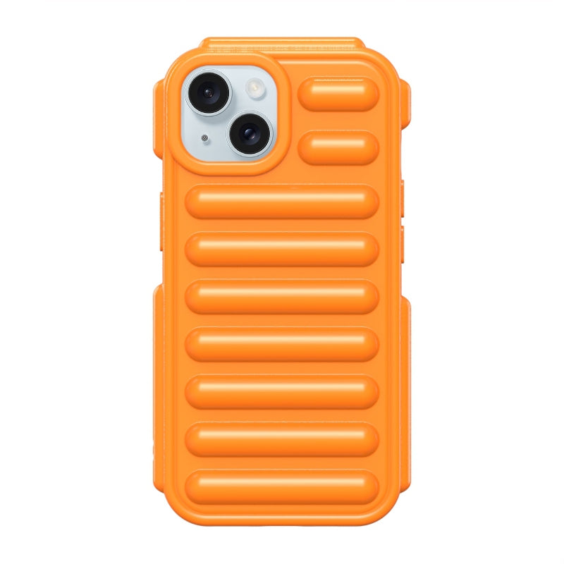 ELECTROPRIME For iPhone 15 Capsule Series Candy Color TPU Phone Case(Orange)