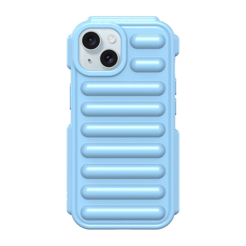 ELECTROPRIME For iPhone 15 Capsule Series Candy Color TPU Phone Case(Blue)