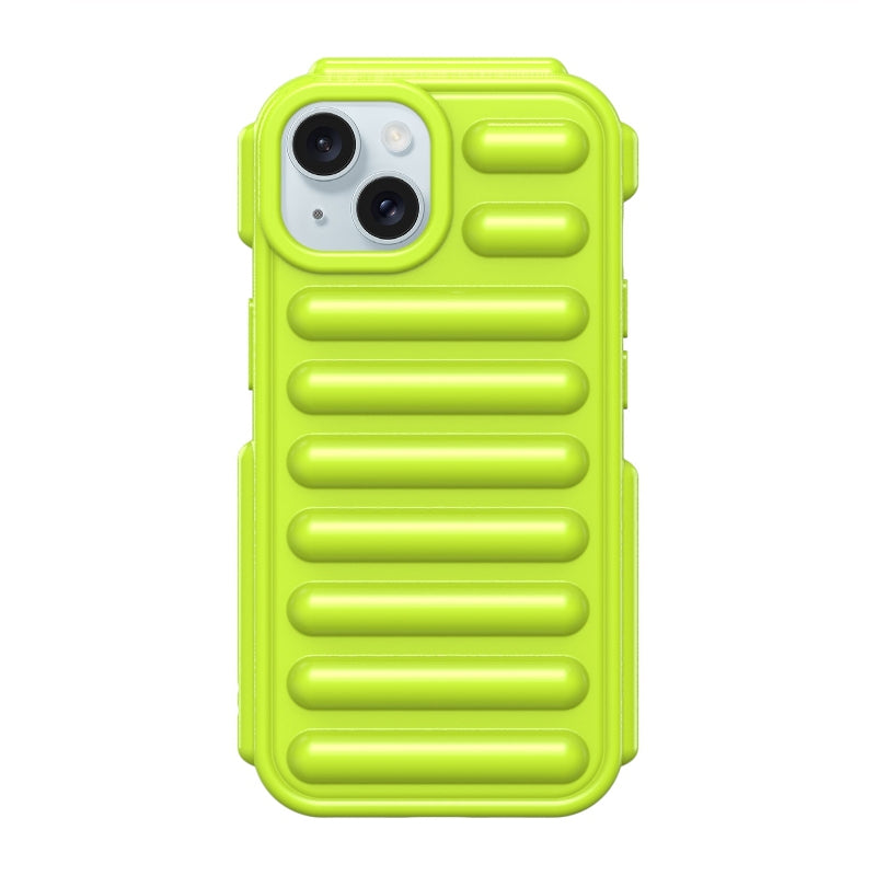 ELECTROPRIME For iPhone 15 Capsule Series Candy Color TPU Phone Case(Green)