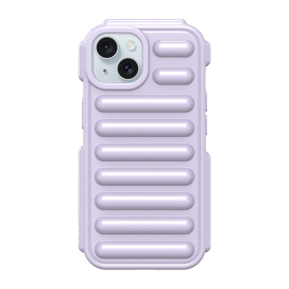 ELECTROPRIME For iPhone 15 Capsule Series Candy Color TPU Phone Case(Purple)