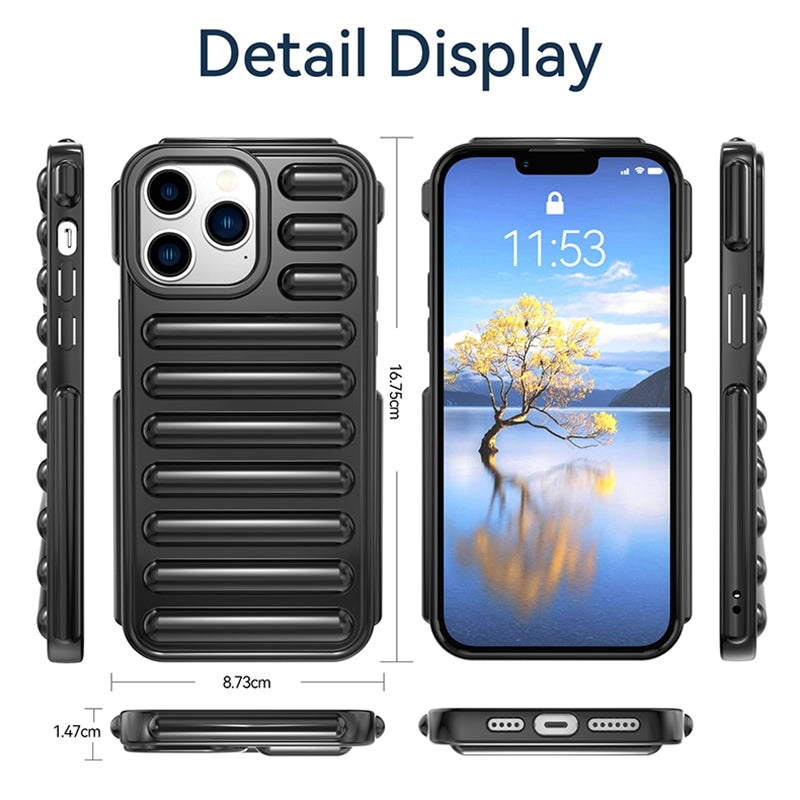 ELECTROPRIME For iPhone 15 Capsule Series Candy Color TPU Phone Case(Blue)