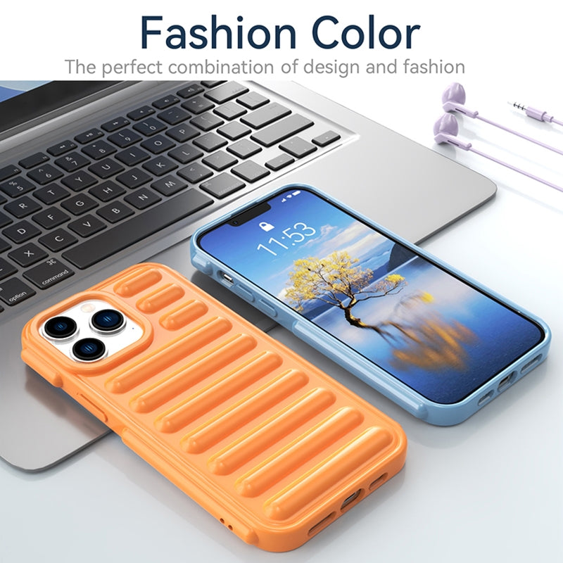 ELECTROPRIME For iPhone 15 Capsule Series Candy Color TPU Phone Case(Transparent Grey)