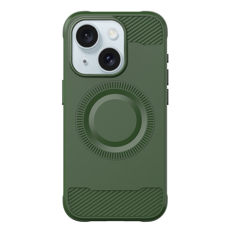ELECTROPRIME For iPhone 15 Plus Skin Feel Frosted TPU Phone Case(Green)