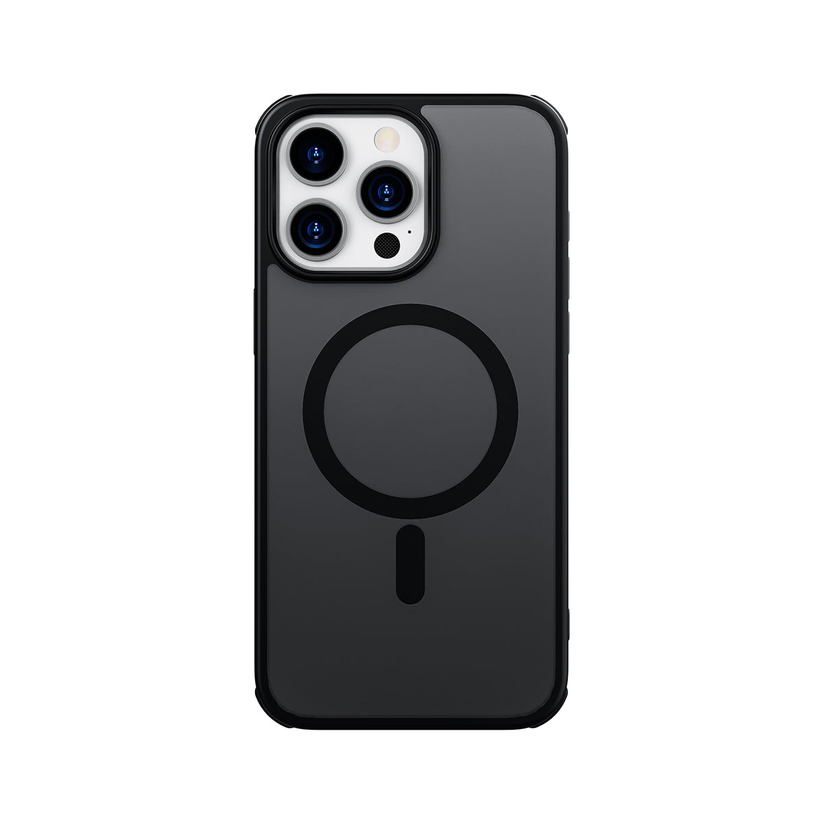 ELECTROPRIME For iPhone 15 Plus Colorful MagSafe PC + TPU Phone Case(Black)