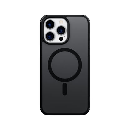 ELECTROPRIME For iPhone 15 Plus Colorful MagSafe PC + TPU Phone Case(Black)