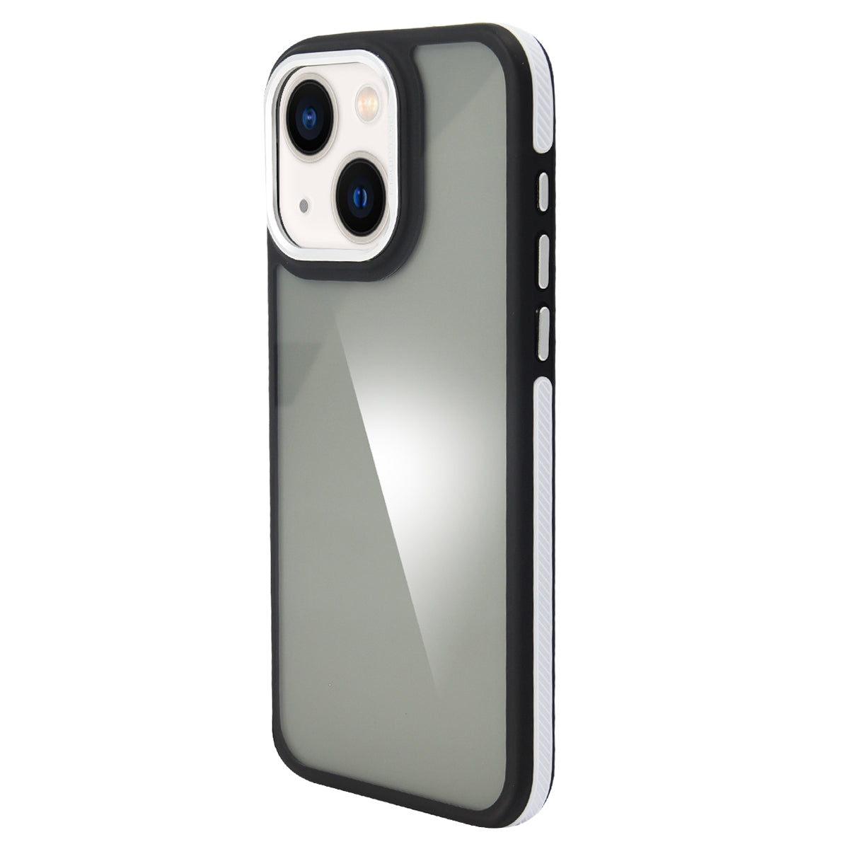 ELECTROPRIME For iPhone 15 Gold Shield 3 in 1 Phone Case(White)