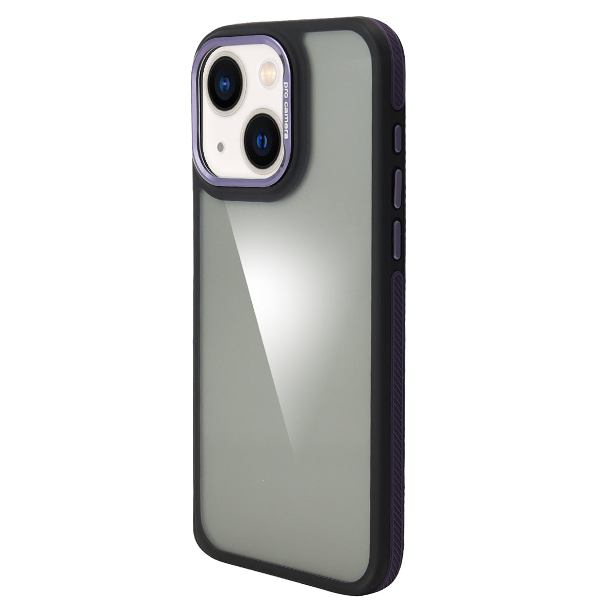 ELECTROPRIME For iPhone 15 Gold Shield 3 in 1 Phone Case(Purple)
